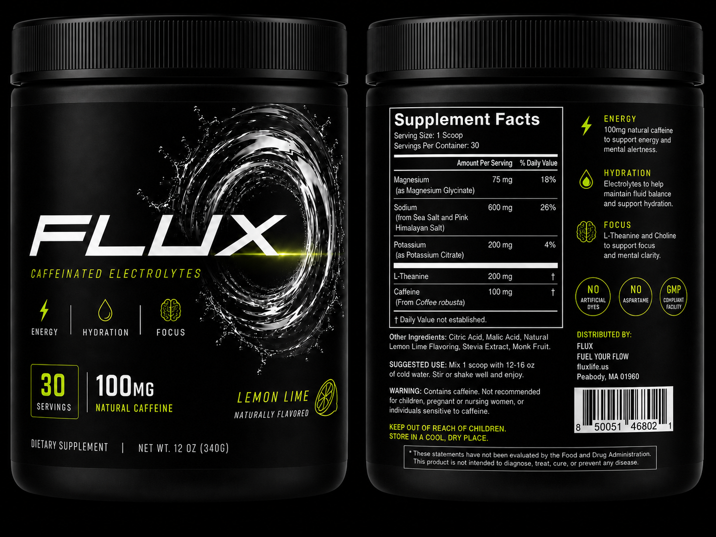 FLUX Lemon-Lime Performance Hydration Drink